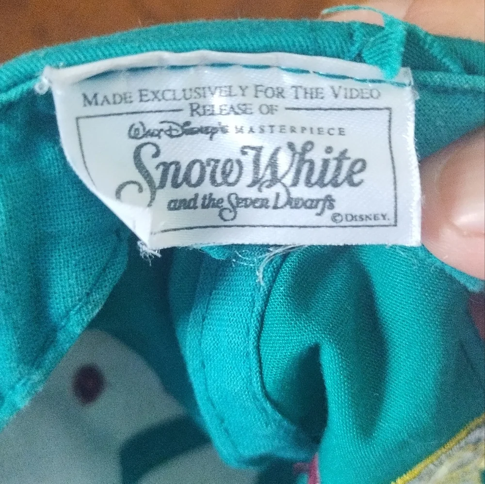 Vintage Disney Grumpy Hat Snow White Movie Promo‎ Youth Seven Dwarfs EUC